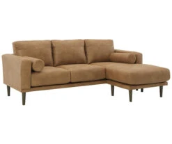 Signature Design By Ashley Arroyo Faux Leather Sofa Chaise -Furniture Promotion Series 810594574 5 1