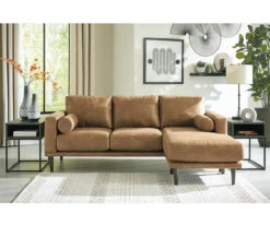 Signature Design By Ashley Arroyo Faux Leather Sofa Chaise -Furniture Promotion Series 810594574 6 1
