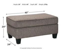 Nemoli Slate Ottoman -Furniture Promotion Series 810594580 5