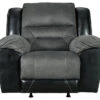 Earhart Slate Faux Leather Rocker Recliner -Furniture Promotion Series 810594581 4 2