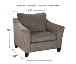 Nemoli Slate Chair And A Half -Furniture Promotion Series 810594614 6