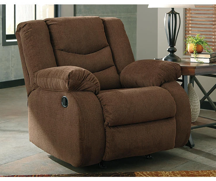 Tulen Chocolate Rocker Recliner 3 Tulen Chocolate Rocker Recliner - Image 2