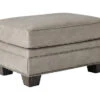 Olsberg Steel Faux Suede Ottoman -Furniture Promotion Series 810594672 1