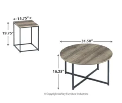 Wadeworth 3-Piece Occasional Table Set -Furniture Promotion Series 810598650 3