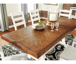 Valebeck Extension Leaf Dining Table 8 Valebeck Extension Leaf Dining Table -Furniture Promotion Series 810599574 2
