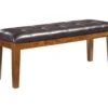 Ralene Faux Leather Dining Bench -Furniture Promotion Series 810599600