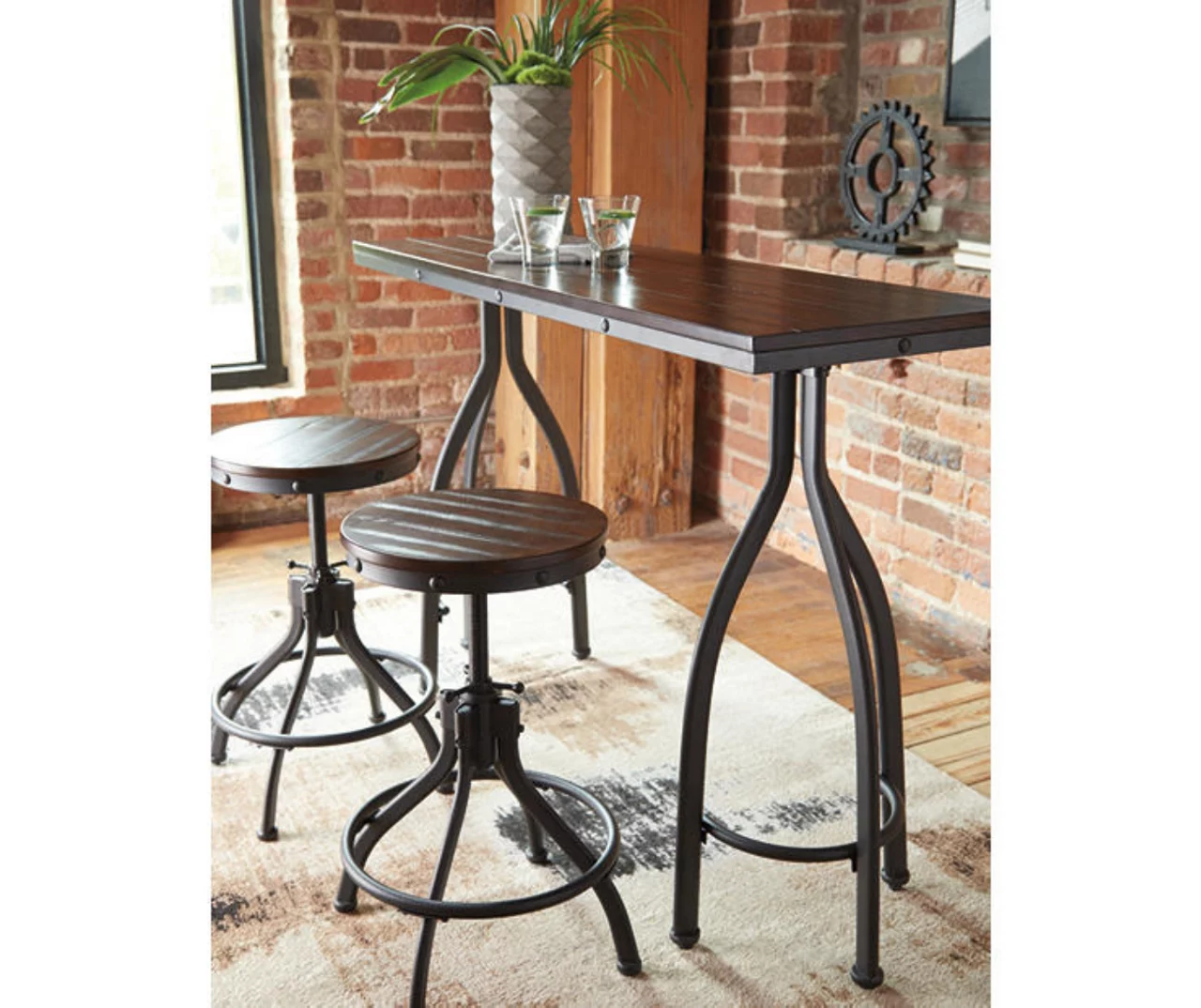 Odium 3-Piece Counter-Height Dining Set 6 Odium 3-Piece Counter-Height Dining Set - Image 4