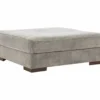 Bayless Smoke Oversize Accent Ottoman