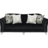 Harriotte Black Sofa