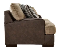 Alesbury Brown Faux Leather Loveseat 10 Alesbury Brown Faux Leather Loveseat -Furniture Promotion Series 810612253 4