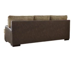 Alesbury Brown Faux Leather Sofa -Furniture Promotion Series 810612256 2