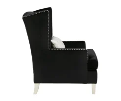 Harriotte Black Accent Chair -Furniture Promotion Series 810612309 4