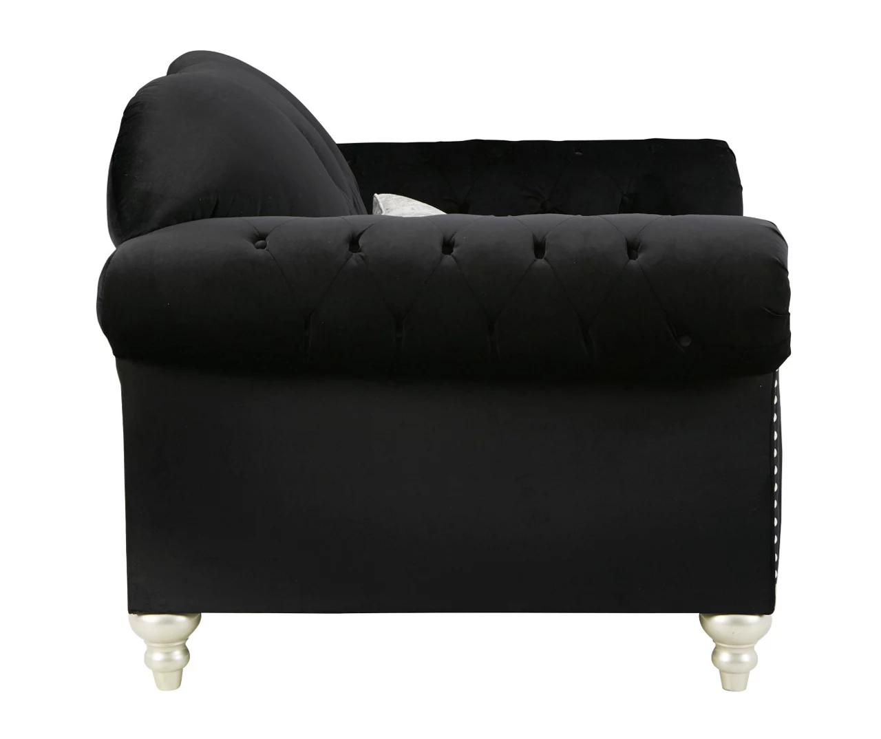 Harriotte Black Armchair 6 Harriotte Black Armchair - Image 4