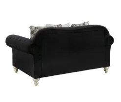 Harriotte Black Loveseat -Furniture Promotion Series 810612312 3