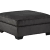 Charenton Charcoal Storage Ottoman