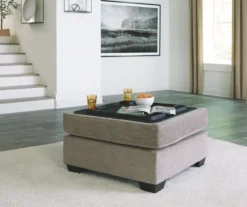 Creswell Gray Storage Ottoman -Furniture Promotion Series 810612338 3