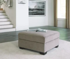 Creswell Gray Storage Ottoman -Furniture Promotion Series 810612338 4