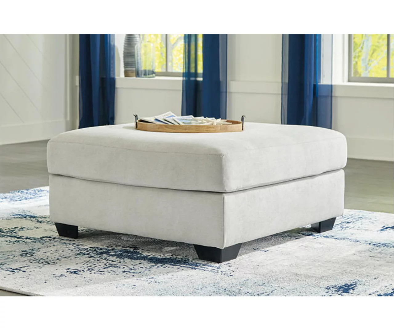 Lowder Stone Oversize Accent Ottoman 4 Lowder Stone Oversize Accent Ottoman - Image 2
