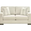 Maggie White Loveseat -Furniture Promotion Series 810612353 3