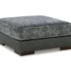 Larkstone Charcoal Oversize Accent Ottoman -Furniture Promotion Series 810612394 1
