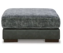 Larkstone Charcoal Oversize Accent Ottoman -Furniture Promotion Series 810612394 2