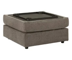 O'Phannon Gray Storage Ottoman -Furniture Promotion Series 810612452 4