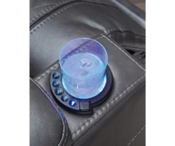 Composer Black Faux Leather Power Recliner -Furniture Promotion Series 810612554 2