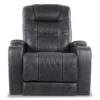 Composer Black Faux Leather Power Recliner -Furniture Promotion Series 810612554 7