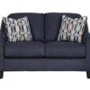 Creeal Heights Midnight Blue Loveseat