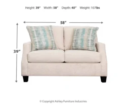 Cullendale Sandstone Cream Loveseat 17 Cullendale Sandstone Cream Loveseat -Furniture Promotion Series 810669842 A0 3