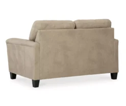 Tishen Pebble Sand Faux Leather Loveseat 13 Tishen Pebble Sand Faux Leather Loveseat -Furniture Promotion Series 810669862 A2