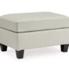 Signature Design By Ashley Genoa Leather Ottoman -Furniture Promotion Series 810697951 A0 1