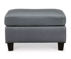 Signature Design By Ashley Genoa Leather Ottoman -Furniture Promotion Series 810697957 A0 3